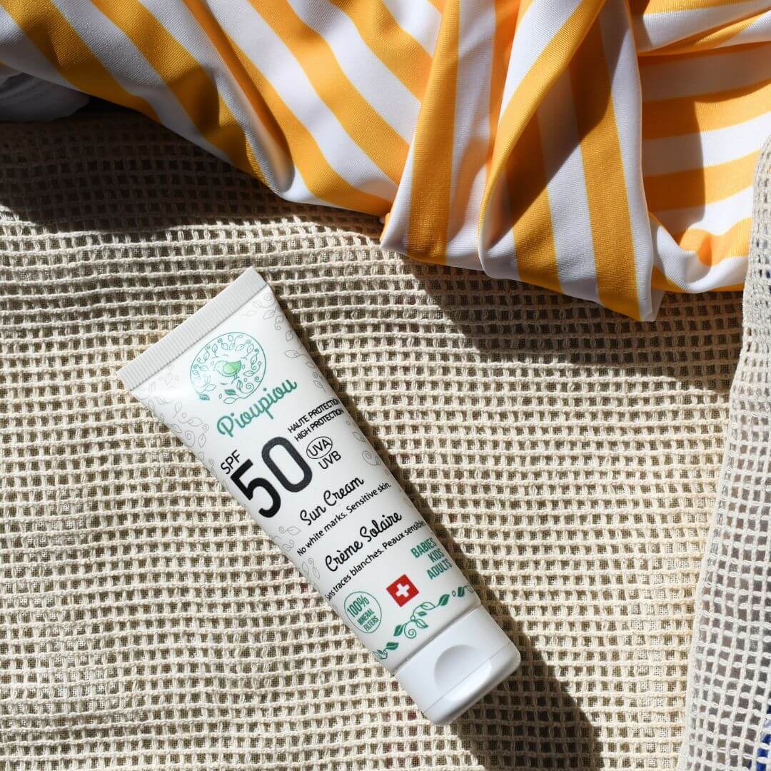 Crème solaire SPF 50 toute la famille