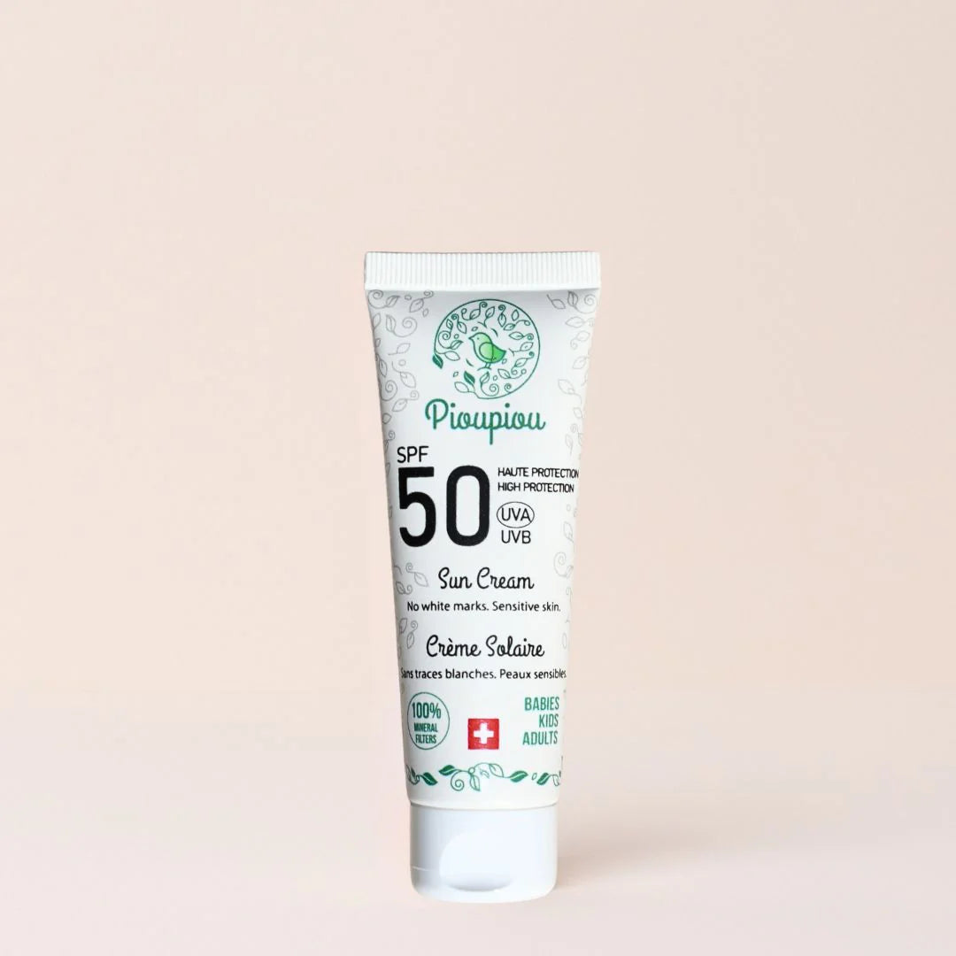 Crème solaire SPF 50 toute la famille