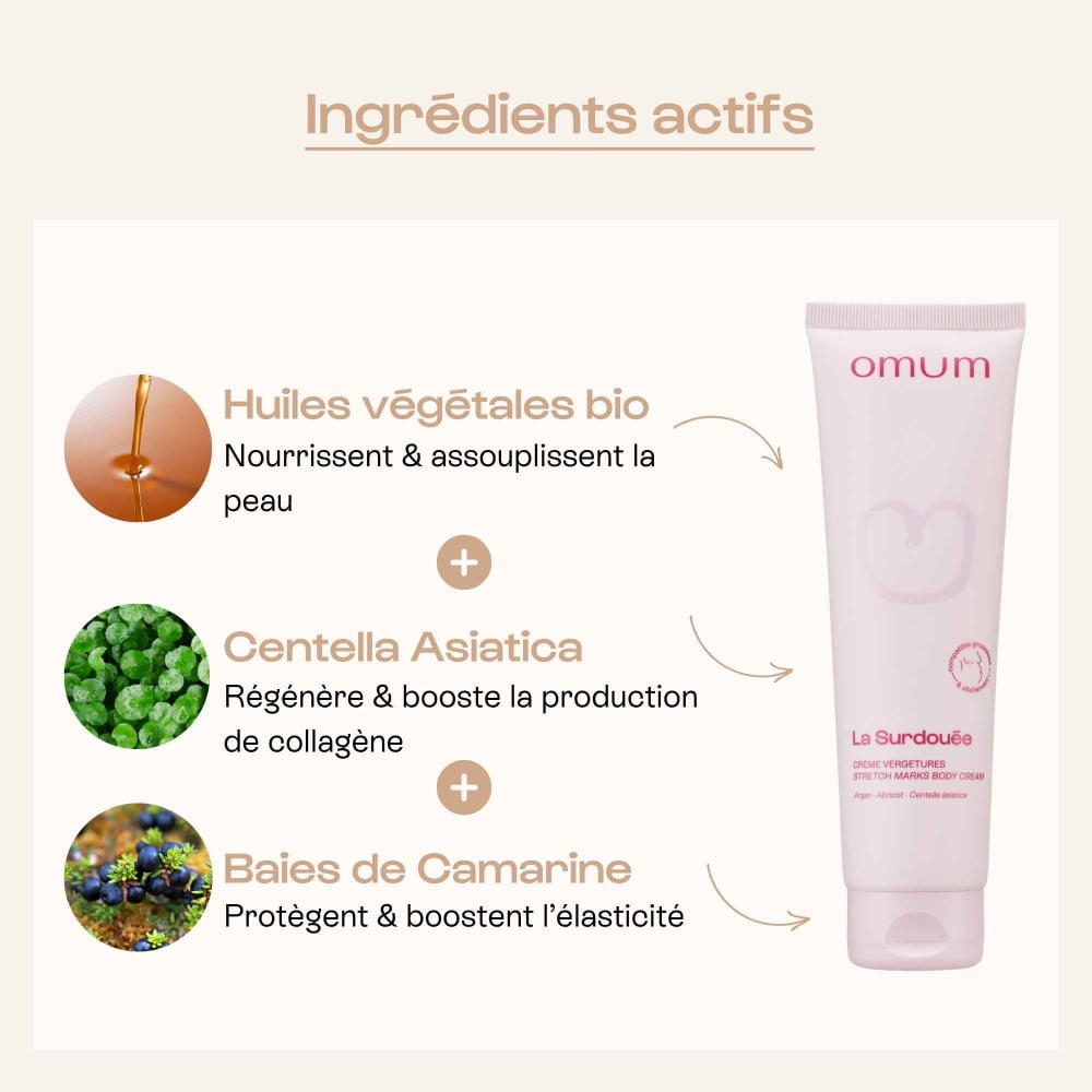 Crème prévention vergetures « La Surdouée »